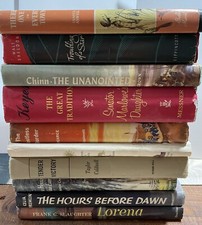 Huge Vintage 1950's Books Great Tradition Tender Victory Unanointed 10 HC Books picture