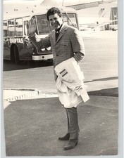 Welsh Singer Tom Jones Arrival in Sydney Australia for Concert 1969 Press Photo picture