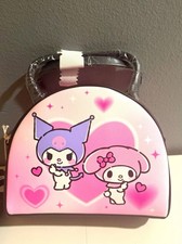 Loungefly Kuromi My Melody Heart Dome Crossbody Bag Sanrio Pink NWT picture