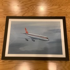 Original 1965 Dave Beigle Douglas Aircraft Concept Painting:  4-Engine DC-10 picture