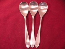 Set Of 3 Teaspoons Robert Welch Meridian Satin Stainless Steel Flatware 6 3/8