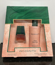 INCOGNITO Perfume by Cover Girl 0.5 Oz Cologne Spray & 3.9 Oz Lotion Set NIB picture