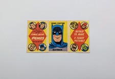 Batman Honest Abe Dracula 1966 Topps Comic Book Foldees #17 Vintage Pr Condition picture