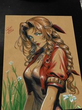 Aerith Gainsborough Art Print 8.5x11 Art by Keyeske picture