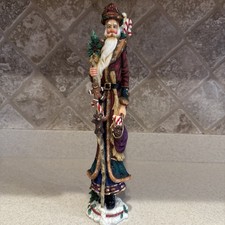 Vintage Lenox 2000 PENCIL NUTCRACKER SANTA Christmas 13.5” Figurine Open Box picture