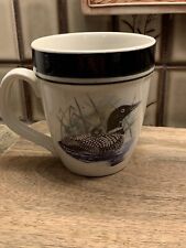 Folkcraft -Loon Lake Stoneware by Scotty Z Coffee Mug Cup picture