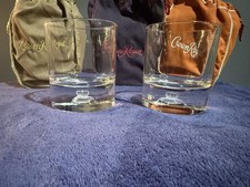 Crown Royal 3D Hologram Floating Pillow Laser Etched Rocks Glasses SET OF (2) picture