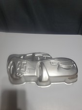 Wilton Disney Pixar Cars Lightning McQueen Cake Pan Mold Tin 2105-6400 picture