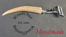 Handmade Whitetail Deer Antler Shaving Razor SEE VIDEO 1069a picture