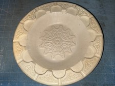 Large Mid Century Modern White Marble Ash Tray MCM 11.5” Very Rare picture