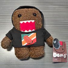 Domo Limited Edition Domo Plush Stuffed Toy Brown/Black Hoodie w/ Tag picture
