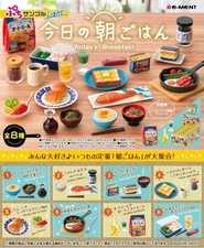 Re-Ment Petite Sample Light Today's Breakfast Miniature Doll 8 BOX Complete Set picture