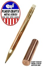 Throw Back Handcrafted 2mm Pencil in 24ct. Gold with Raw Copper Body / #341 picture