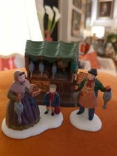 MIB Vtg Dept 56 Dickens Poultry Market 3 Set Heritage Village Accessories 5559-0 picture