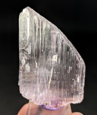 84-gm Fluorescent Etched Purple Kunzite Fully Terminated Crystal - Afghanistan picture