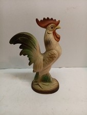 Knickerbocker Hollywood California Plastic Rooster Coin Bank Vintage 10