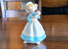 Vintage Lefton Nurse & Baby Porcelain Bisque Figurine 1970's Hand-Painted RN picture
