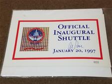 1997 Bill Clinton Inauguration Window Placard Al Gore Autographed Signed JSA COA picture