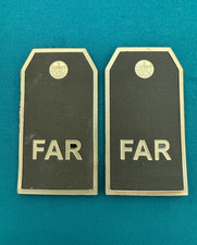 Cuba Cuban Pair of FAR Military Rank Insignia Badge Vintage Military Collectible picture