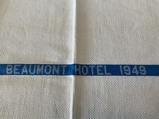 Vintage Beaumont Hotel 1949 Linen Nos Made in USA by Cannon picture