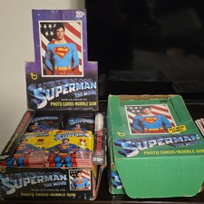 1978 Topps SUPERMAN The Movie Unopened Wax Pack Cards 2nd Series (17 Packs) picture