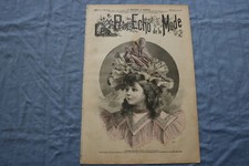 1897 JUNE 6 LE PETIT ECHO DE LA MODE MAGAZINE-CHAPEAU FERNANDE- FRENCH - NP 8661 picture