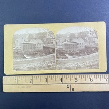 Peterborough NH Stereoview C.C. Marcy's Flour Store George H. Scripture 1870s picture