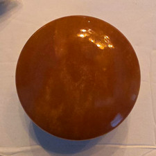 Vintage NOYMER Italian Alabaster Trinket Box 3” Hinged Jewelry Box Made Italy picture