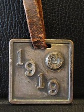 1919 Yankton College Founded 1881 School Insignia Logo Pocket Watch Fob Kinney picture