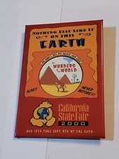 California State Fair Button Nothing Like It On Earth 2000 Vintage RARE Unworn picture