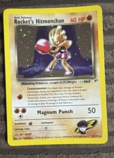 Rocket's Hitmonchan 011/132 Gym Heroes Holo picture
