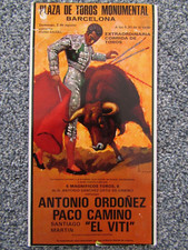 1971 Bull fighting postcard from Spain picture