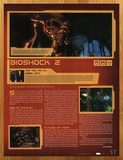 2009 Bioshock 2 Xbox 360 PS3 PC Print Ad/Poster Authentic Video Game Promo Art picture