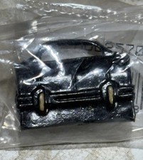 Vintage Dollhouse Miniature Retro Painted Pewter Workers Lunch Pail. Black. NOS picture