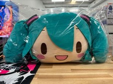 Vocaloid fuwa petit Hatsune Miku Mochi-Mochi Face Cushion USA Seller picture