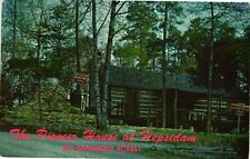 The Pioneer House Museum Hepsidam Alabama Vintage Postcard Un-Posted c1950 picture