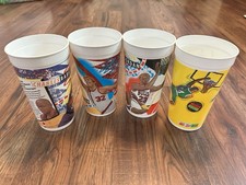 Vintage NBA MVP Basketball McDonald’s Collector Cup Lot of 4 1993 See Photos picture