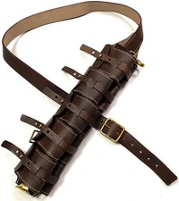 SWEDISH M1910 8MM MAUSER RIFLE LEATHER AMMO BANDOLEER picture