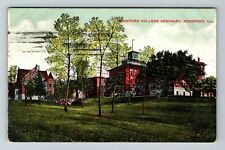 Rockford IL-Illinois, Rockford College Seminary Vintage Souvenir Postcard picture