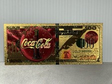 Coca-Cola 100 Years Novelty Note - Brand New Collector Banknote - Rare Beauty picture