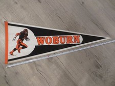 Woburn Massachusetts High School Mass MA Vintage Felt Pennant Flag Football picture
