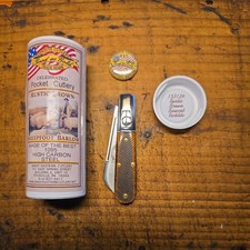New GEC #15 TC Barlow Rustic Brown Sawcut 153124 Great Eastern Cutlery  picture