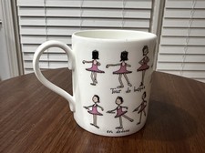 Tyrrell Katz Ballet Arabesque Mug Whimsical Illustrations Of Dancers picture