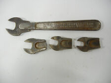 Vintage Park Metalware Xcel Multi Head Wrench-Handle & 4 heads K342 picture