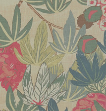 SCHUMACHER Del Lungo Coral Linen Remnant New picture
