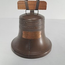 Antique LIBERTY BELL Coin Bank 4