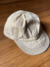 WW2 USAAF TYPE A-3 MECHANICS CAP HAT SIZE 7 1/2 FADED + ADJUSTABLE LEATHER picture