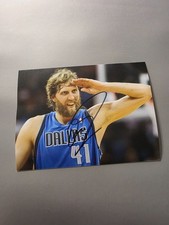 DIRK NOWITZKI-signed photo approx 13x17 autograph (4584) COA picture