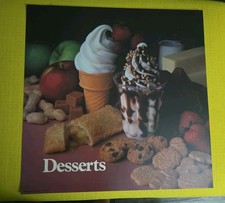 1983 McDonald's Translite DESSERTS 21.75
