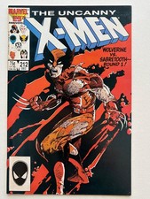 Uncanny X-Men #212 Marvel 1986 1st Mention Sinister Windsor-Smith stain on back picture